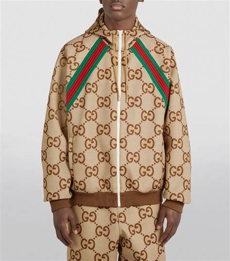 gucci coat men|Gucci hoodie jacket men's.